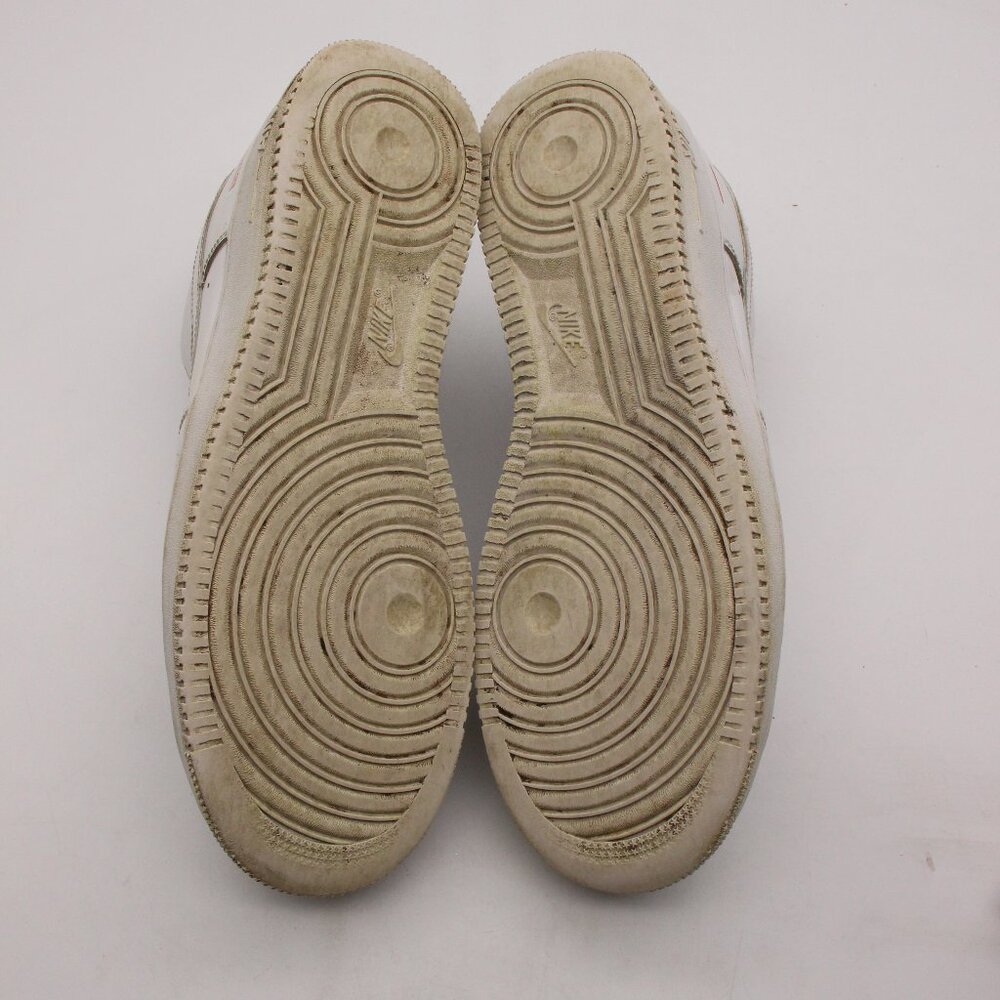 Nike Air Force 1 x Supreme Low Box Logo Men's Size 12 White Leather Sneaker - Picture 7 of 13